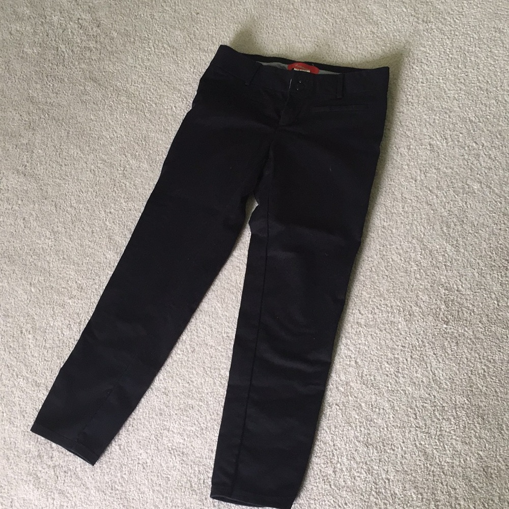 Anthropologie Black cropped pants